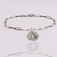 Charger l&#39;image dans la galerie, BRACELET DENISE AVEC PHOTO EN ARGENT
