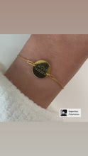 Load and play video in Gallery viewer, MONA MARIA BRACELET WITH TEXT IN ROSE GOLD
