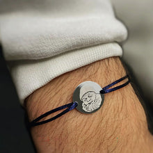 Charger l&#39;image dans la galerie, Bracelet homme avec gravure photo
