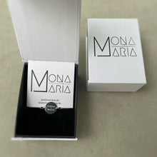 Load image into Gallery viewer, MONA MARIA BRACELET WITH TEXT IN SILVER
