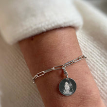 Charger l&#39;image dans la galerie, BRACELET DENISE AVEC PHOTO EN ARGENT
